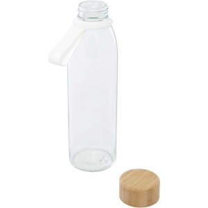 Porto 500 ml glass water bottle with silicone handle and bam (Water bottles)