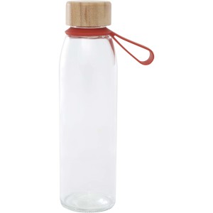 Porto 500 ml glass water bottle with silicone handle and bam (Water bottles)