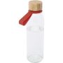 Porto 500 ml glass water bottle with silicone handle and bam