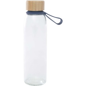 Porto 500 ml glass water bottle with silicone handle and bam (Water bottles)