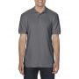 PREMIUM COTTON(r) ADULT DOUBLE PIQU POLO, Charcoal