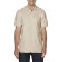 PREMIUM COTTON(r) ADULT DOUBLE PIQU POLO, Sand