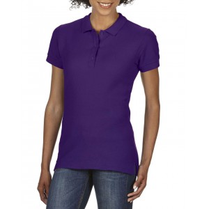 PREMIUM COTTON(r) LADIES' DOUBLE PIQU POLO, Purple (Polo shirt, 90-100% cotton)