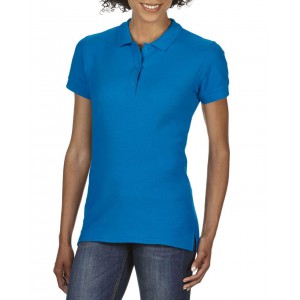 PREMIUM COTTON(r) LADIES' DOUBLE PIQU POLO, Sapphire (Polo shirt, 90-100% cotton)