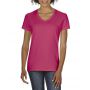 PREMIUM COTTON(r) LADIES' V-NECK T-SHIRT, Heliconia