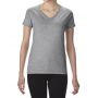 PREMIUM COTTON(r) LADIES' V-NECK T-SHIRT, RS Sport Grey