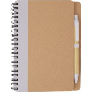 Priestly recycled notebook with pen, Lilac, Natural (Notebooks)