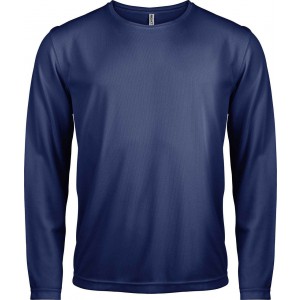 ProAct Mens Long Sleeve Sports T-shirt, Navy, L (Long-sleeved shirt)