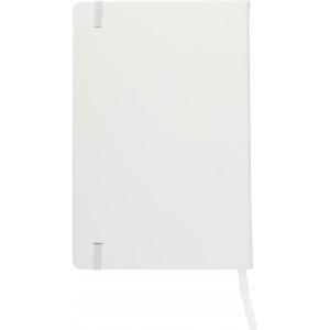 PU notebook Flora, white (Notebooks)