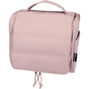 Puffer GRS recycled hangable toiletry bag 8L, Dusty Pink