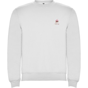 Clasica kids crewneck sweater, White (Pullovers)