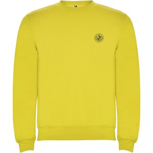 Clasica kids crewneck sweater, Yellow (Pullovers)