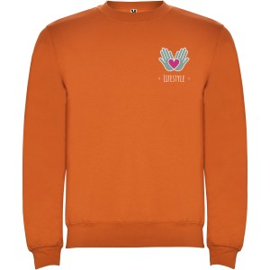 Clasica unisex crewneck sweater, Orange (Pullovers)