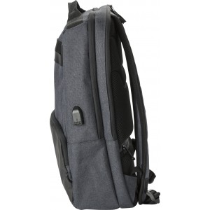 PVC backpack Romy, black (Backpacks)