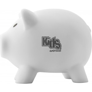 PVC piggy bank Roger, white (Games)