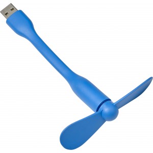 PVC USB fan, light blue (Fan)