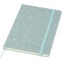 Ramona A5 cotton notebook, Heather green