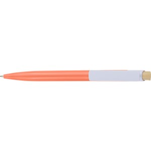 Recycled ABS ballpen Zian, orange