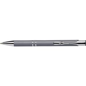 Recycled aluminium ballpen Kamari, grey (Metallic pen)