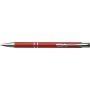 Recycled aluminium ballpen Kamari, red