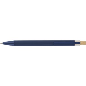 Recycled aluminium ballpen Kira, blue