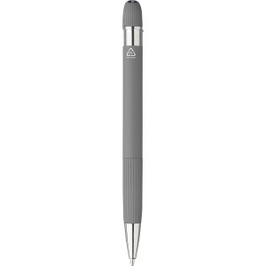 Recycled aluminium ballpen Mael, grey (Metallic pen)