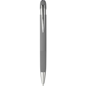 Recycled aluminium ballpen Mael, grey (Metallic pen)