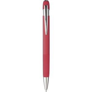 Recycled aluminium ballpen Mael, red (Metallic pen)