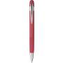 Recycled aluminium ballpen Mael, red