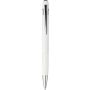 Recycled aluminium ballpen Mael, white