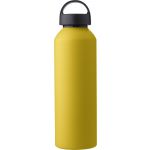 Recycled aluminium bottle Rory, yellow (965875-06)