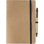 Recycled carton notebook (A5) Theodore, black (1015152-01)