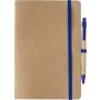 Recycled carton notebook (A5) Theodore, cobalt blue