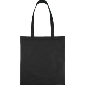 Recycled nonwoven (80 gsm) shopping bag Vian, black (Shopping bags)