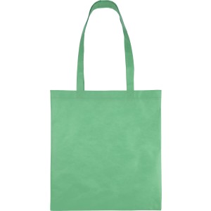 Recycled nonwoven (80 gsm) shopping bag Vian, green (Shopping bags)