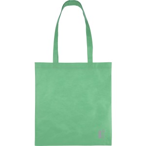 Recycled nonwoven (80 gsm) shopping bag Vian, green (Shopping bags)