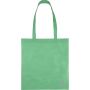 Recycled nonwoven (80 gsm) shopping bag Vian, green