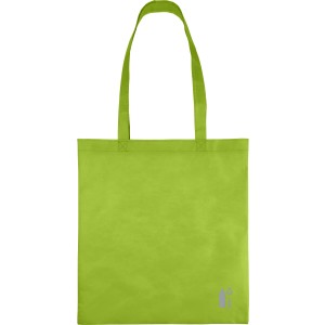 Recycled nonwoven (80 gsm) shopping bag Vian, lime (Shopping bags)
