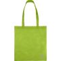 Recycled nonwoven (80 gsm) shopping bag Vian, lime