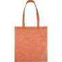 Recycled nonwoven (80 gsm) shopping bag Vian, orange
