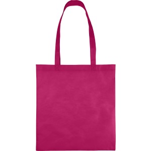 Recycled nonwoven (80 gsm) shopping bag Vian, pink (Shopping bags)