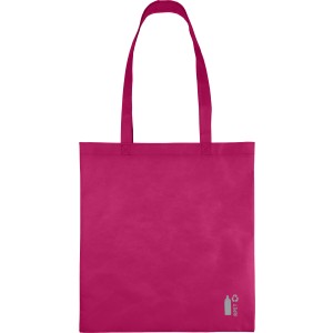Recycled nonwoven (80 gsm) shopping bag Vian, pink (Shopping bags)