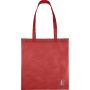 Recycled nonwoven (80 gsm) shopping bag Vian, red