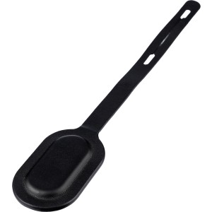 Recycled PU tag Kaia, black (Keychains)