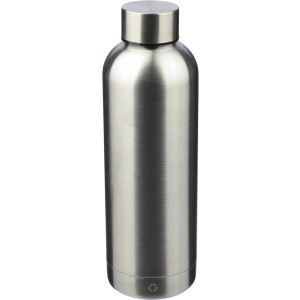 Recycled stainless steel bottle Isaiah, silver (Water bottles)