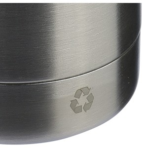 Recycled stainless steel bottle Isaiah, silver (Water bottles)