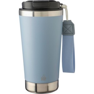 Recycled stainless steel double-walled drinking mug 500 ml K (Mugs)