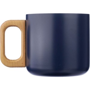 Recycled stainless steel double-walled mug 400 ml Dwight, bl (Mugs)