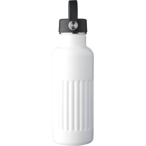 Recycled stainless steel drinking bottle (500 ml) Lior, whit (Thermos)