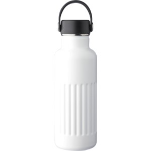 Recycled stainless steel drinking bottle (500 ml) Lior, whit (Thermos)